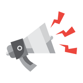 Loud speaker, stress clipart