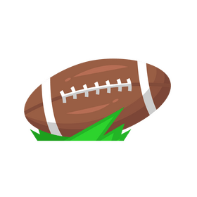Super Bowl, American football ball clipart