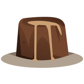 Malva pudding clipart