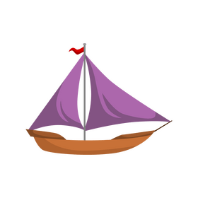 Sailing ship cartoon clipart