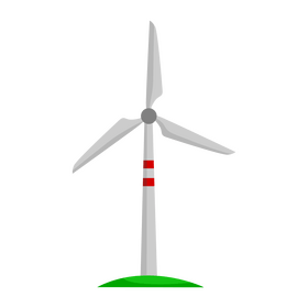 Wind turbine clipart