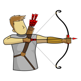 Archer clipart