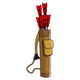 Quiver drawing clipart