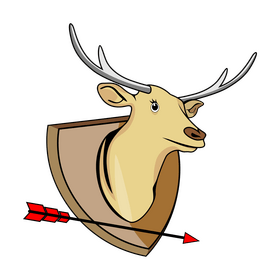 Hunting drawing clipart