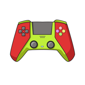 Playstation 5 Controller drawing clipart