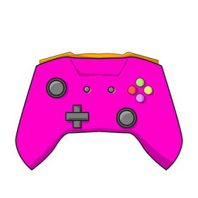 Xbox Controller gamepad drawing clipart