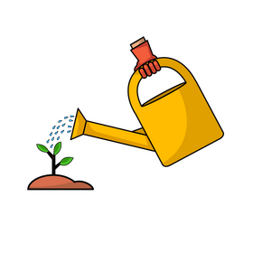 Watering can clipart