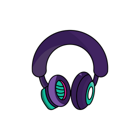 Bluetoosh headphones clipart