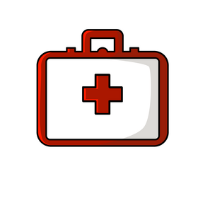 First aid kit clipart