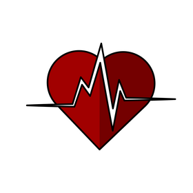 EKG, heart monitor drawing clipart