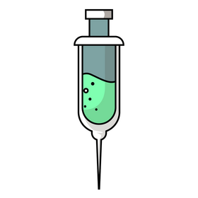 Syringe cartoon clipart