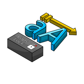 Keyboard Caps Lock clipart