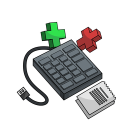 Keyboard Numeric clipart