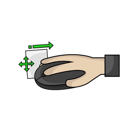 Computer mouse wireless clipart