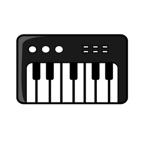 Piano cartoon clipart
