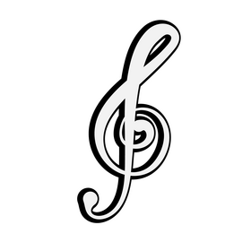 Music note clipart