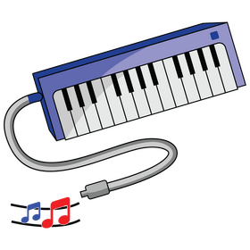 Piano cartoon clipart
