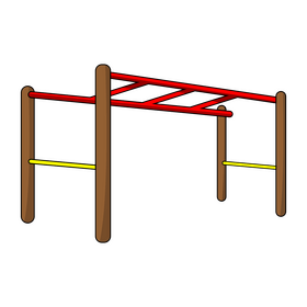 Playground monkey bars clipart
