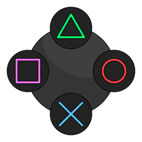 Playstation buttons clipart