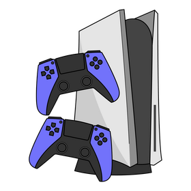 Playstation PS5 clipart