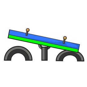 Playground seesaw clipart