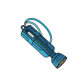 Flashtorch flashlight clipart