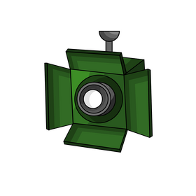 Cinema spotlight clipart