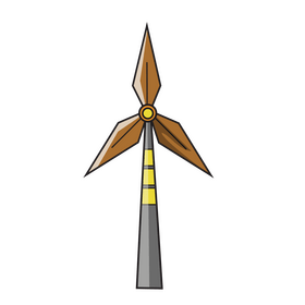 Electric Windmill clipart