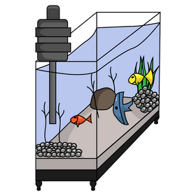 Aquarium rectangle clipart