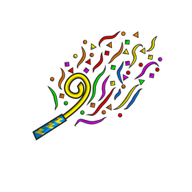 Confetti blower clipart