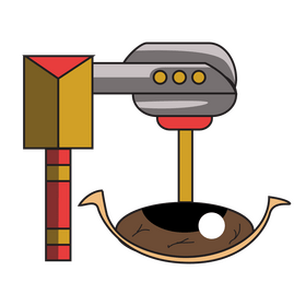 Eyes surgery with laser, cataract surgery clipart