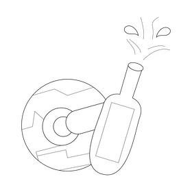 Finishing moto gp black and white clipart