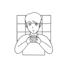 Finish puzzle black and white clipart