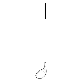 Golf club wood black and white clipart