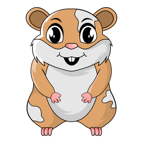 Hamster cartoon clipart