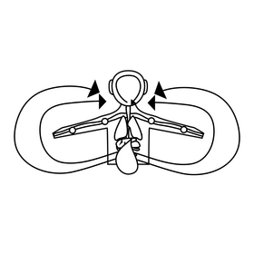 Heart organ left ventricle black and white clipart