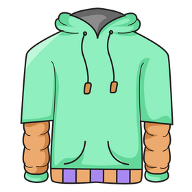 Sweatshirt hoodie clipart