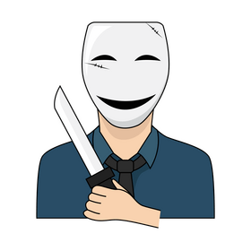 Horror psychopath clipart