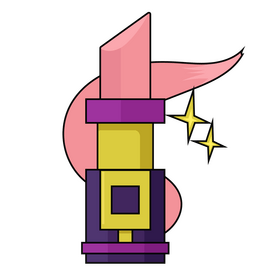 Glossy lipstick clipart