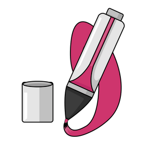 Stain liquid lipstick clipart