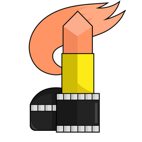 Matte lipstick clipart