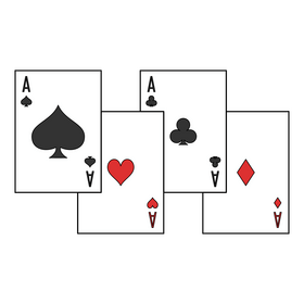 Magician cards clipart