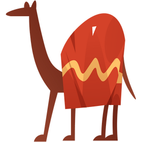 Desert camel clipart