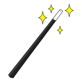 Magician wand clipart