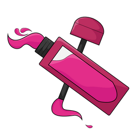 Nail polish clipart