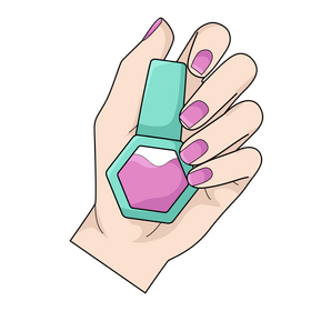 Nail polish clipart
