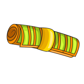 Napkin roll clipart