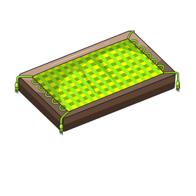 Napkin on table clipart