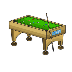 Pool table ultimate clipart