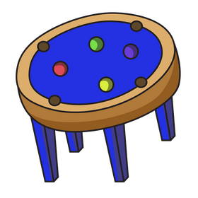 Circle pool table clipart